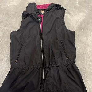 hooded wind vest